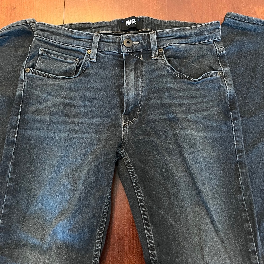 PAIGE jeans sz 31 Lennox dark blue